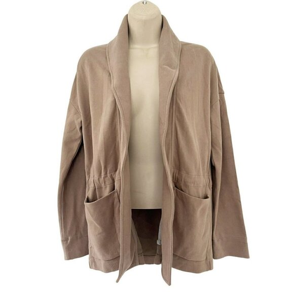 James Perse Jackets & Blazers - James Perse Green Amo Shawl Collar Open Front Jacket Blazer Size 0 or US XS NWT